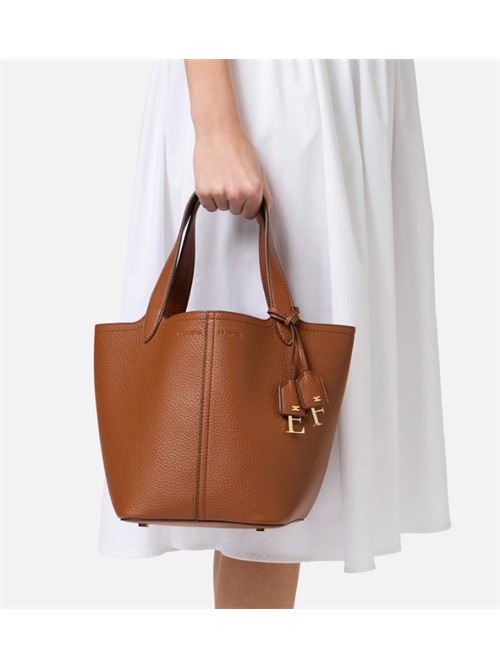 TOTE MINI ELISABETTA FRANCHI | BS93A52E2027 COGNAC